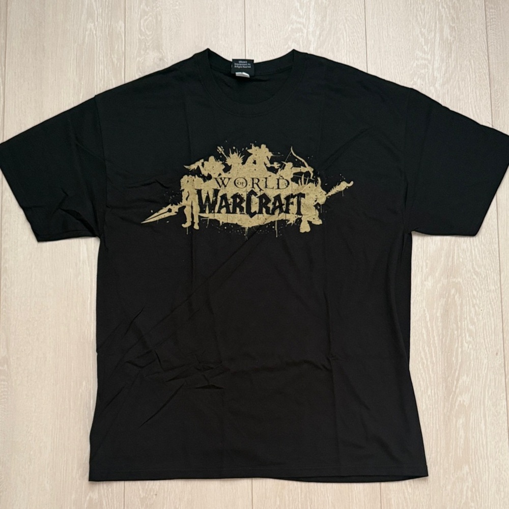 ✨ World of Warcraft Black Graphic Tee